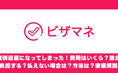 強制送還になってしまった！費用はいくら？誰が負担する？払えない場合は？方法は？徹底解説